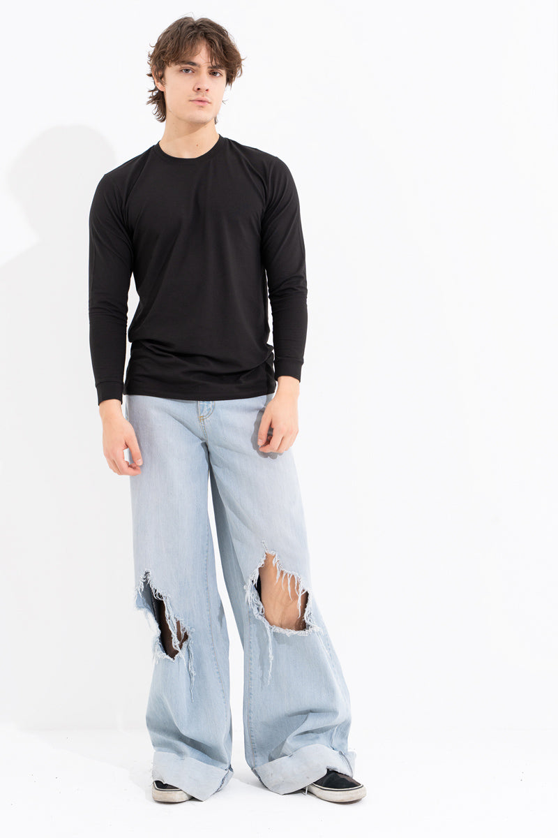 Long Sleeve Round Neck T-Shirt