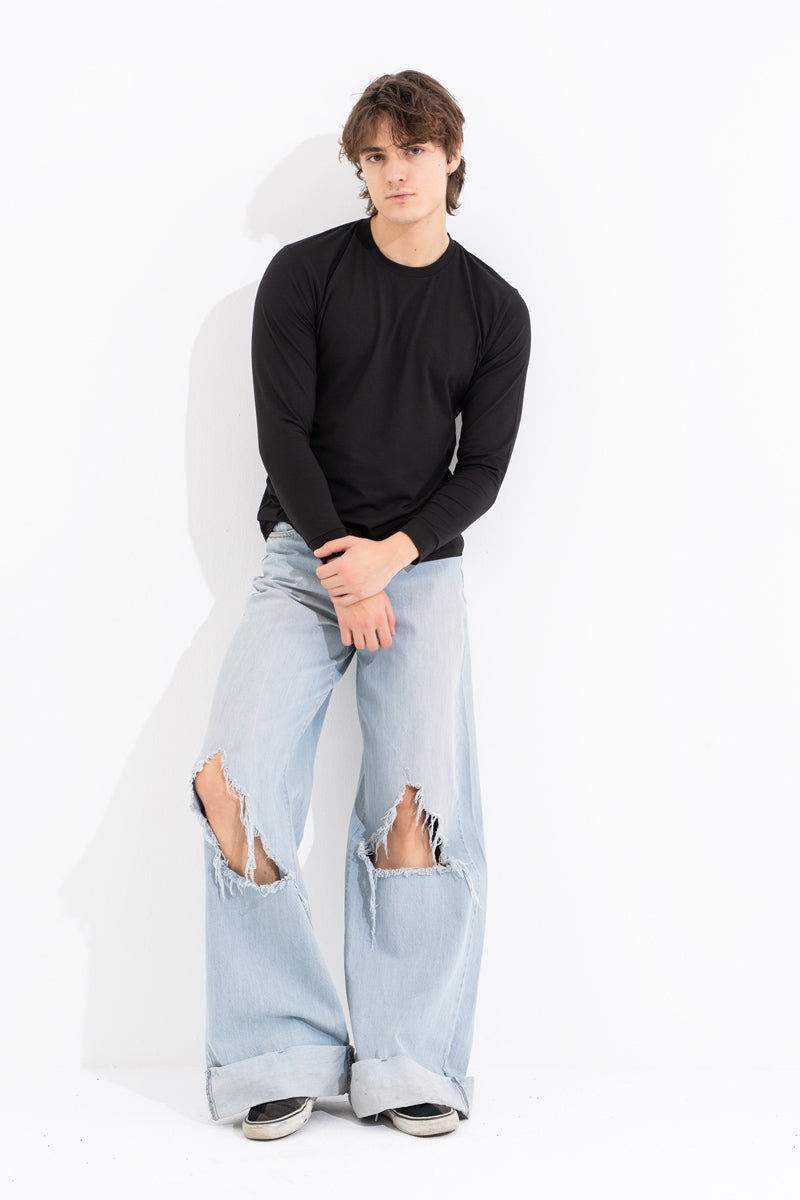 Long Sleeve Round Neck T-Shirt