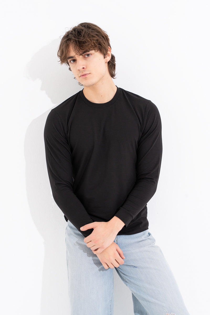 Long Sleeve Round Neck T-Shirt